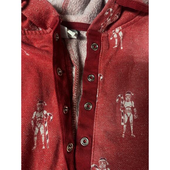 Star Wars One-piece Pajamas Womens Small Hooded Stormtrooper Christmas PJ's - Picture 5 of 13